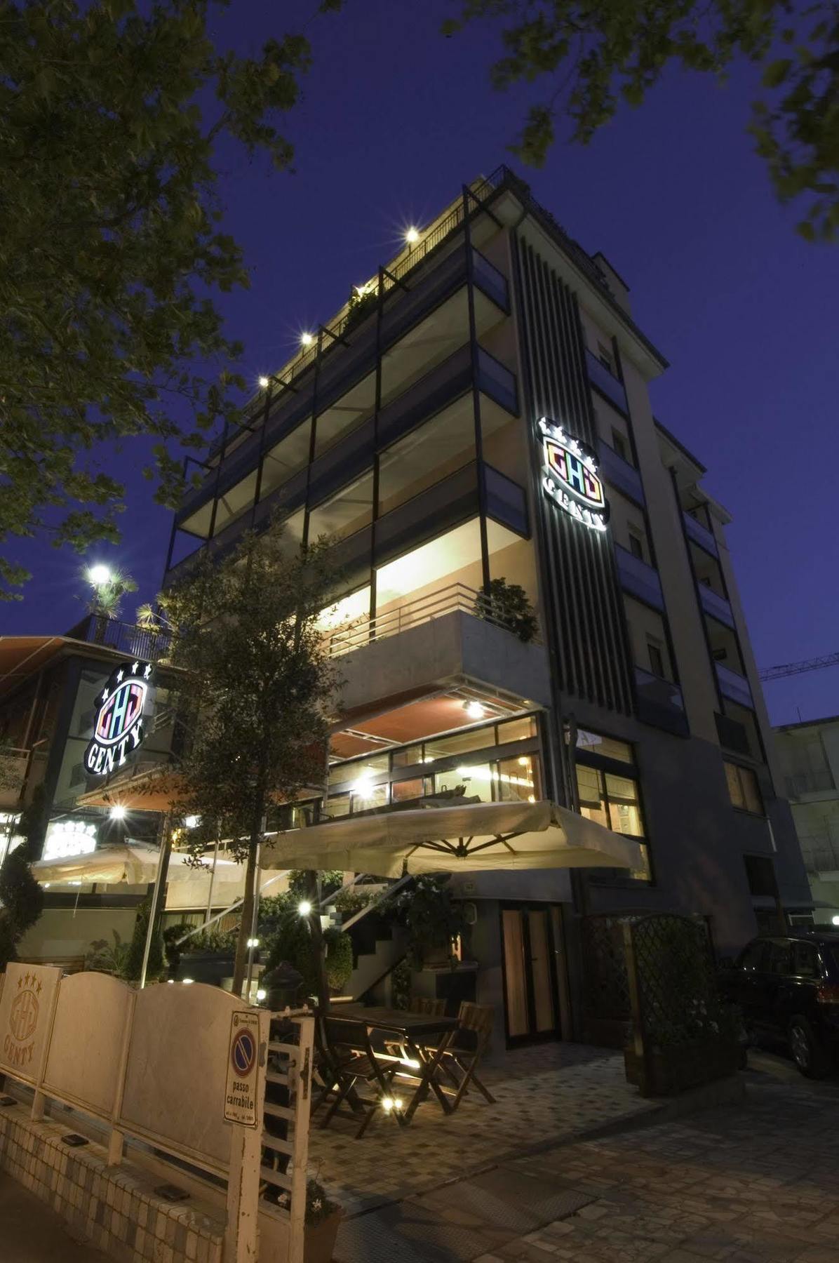 Hotel Genty Rimini Exterior foto
