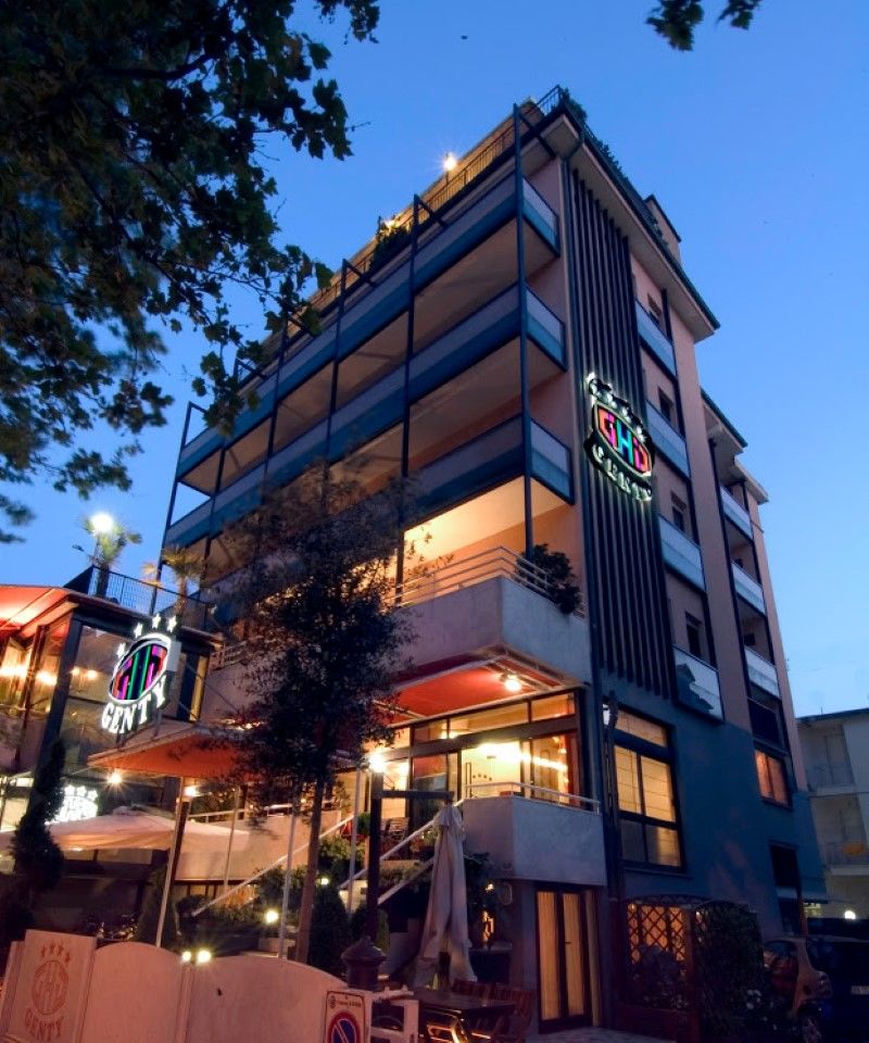Hotel Genty Rimini Exterior foto